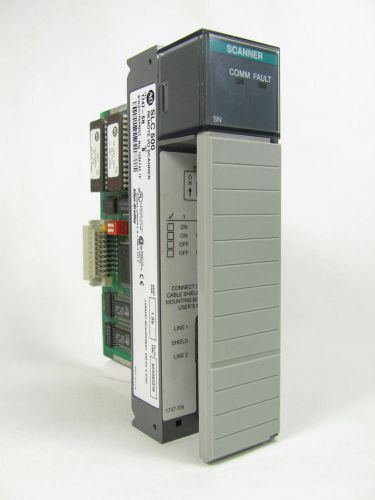 Allen Bradley, SLC 500 1747-SN, SER B, Remote I/O Scanner, Very Good Condition