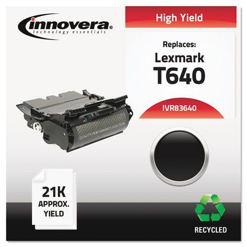 Remanufactured 64015HA (T640) Toner, 21000 Yield, Black