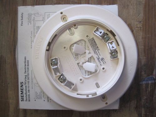 Siemens DB-11 / -11E Smoke Detector Base Fire Safety Device NIB JS