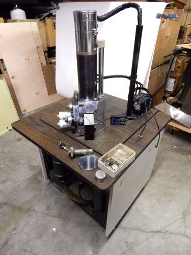 Etec scanning electron microscope column, stage, and vacuum system for sale