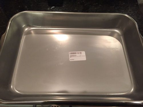 VOLLRATH 61250 Bake/Roast Pan, Stainless Steel, 4-3/4 Qt. Free Ship