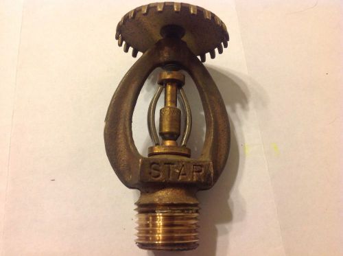 Star E Upright SSU-1 Sprinkler Head Used Vintage Brass Fire