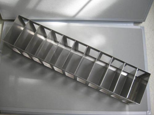 11-shelf stainless steel vertical freezer rack 2&#034; standard box (5.3&#034;x5.3&#034;x2.3&#034;) for sale