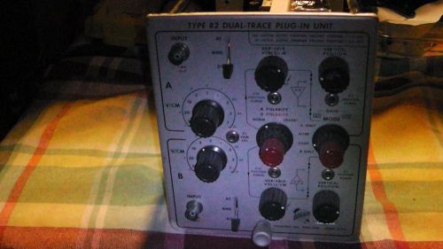 TEKTRONIX TYPE 82 DUAL-TRACE PLUG INUNIT