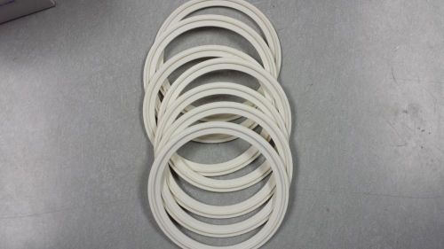 White Silicone Sanitary Tri Clamp Gaskets 4&#034; Tri Clover 40MPX  APEX 5326-S