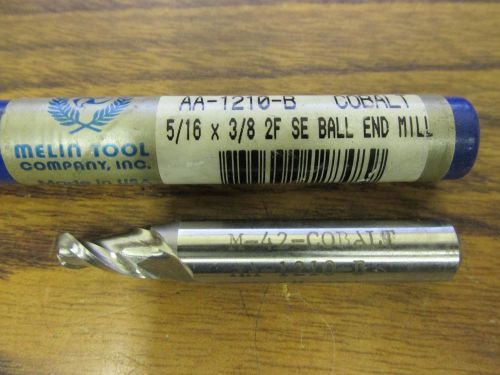 MELIN Cobalt 5/16 x 3/8 2F SE BALL END MILL