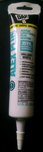 DAP Alex Plus Acrylic Latex Caulk plus Silicone Brilliant White