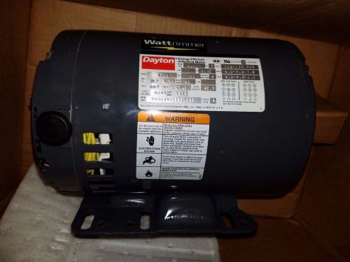 NEW! DAYTON 4LX01  MOTOR 1HP, 1725RPM, 56HZ FRAME, 208-230/460V, 60HZ, 3PH, ODP