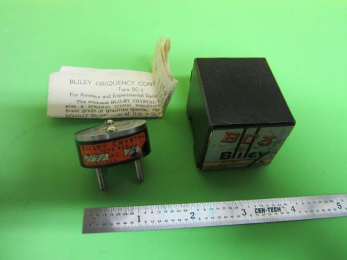 VINTAGE BLILEY ELECTRIC BC-3 QUARTZ CRYSTAL + ORIGINAL BOX AS IS  BIN#40-C