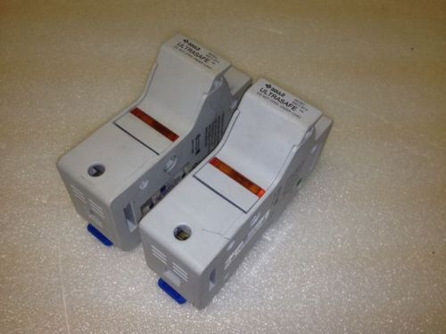 Ferraz Shawmut US6J1I Indicating Fuse Holder, 60A, 600VAC, lot of 2, barely used