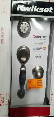 KWIKSET SECURITY 96870-090 DAKOTA/POLO ENTRANCE HANDLESET SATIN NICKEL SMARTKEY