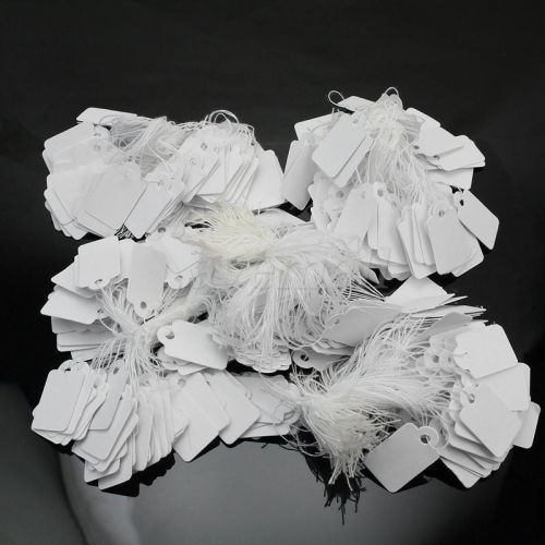 475-525 pcs wholesale white paper label tie string price tag watch display for sale