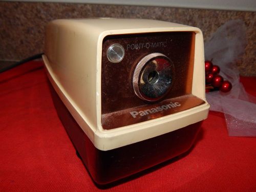 Vintage Panasonic Point-O-Matic Model KP-33A Japan Electric Pencil Sharpener