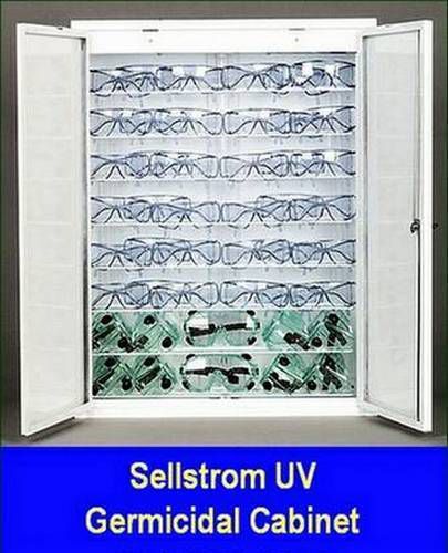 SELLSTROM UV GERMICIDAL CABINET - EYEGLASSES, FACE PIECE, MICROSCOPE, GOGGLES