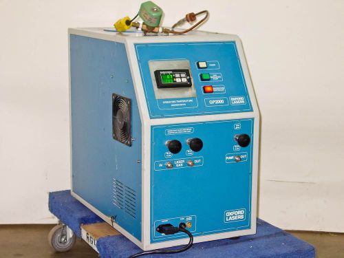 Oxford lasers limited gp2000 cryogenic liquid nitrogen gas purifier for excimer for sale