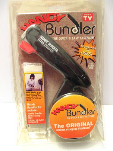 NEW - HANDY BUNDLER The Quick &amp; Easy Fastener GUN KIT - As Seen On TV - NT45