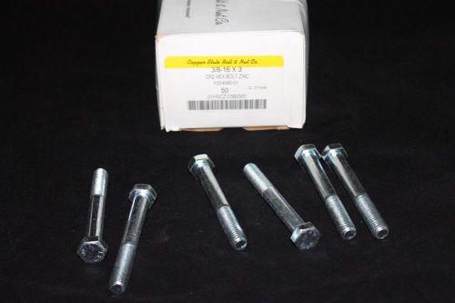 3/8 - 16 X 3 GR2 Zinc Hex Bolt