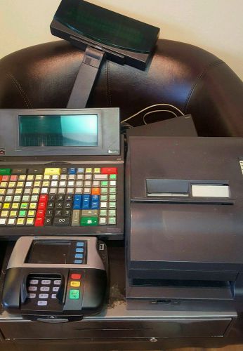 Verifone Ruby Supersystem POS cash register system Printer, Scanner, Drawer