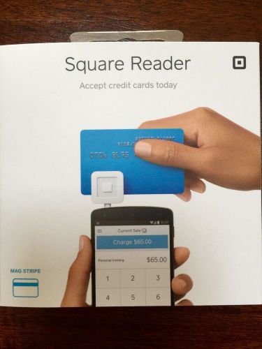 New Square Credit Debit Card Reader for Apple iPhone and Android White