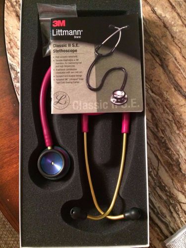 3M Littmann Raspberry Rainbow Finish Stethoscope