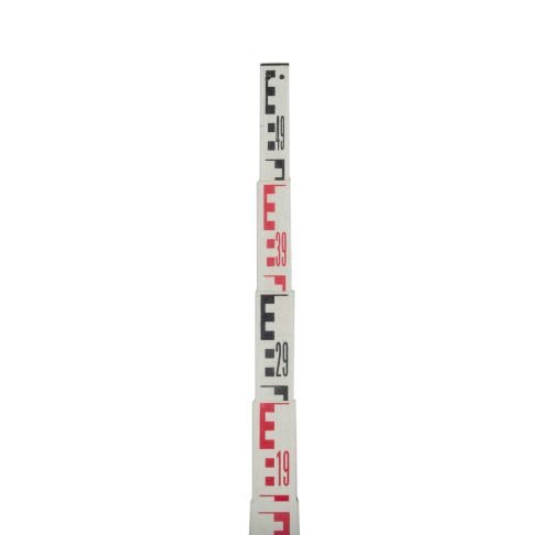 AdirPro Telescopic 4.9 E Meter Fiberglass Grade Leveling Rod Rectangular Metric