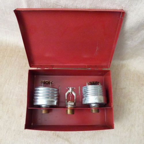 Lot of 3 Fire Sprinkler Heads Assorted Brands in Red box SSP 50AL CSC GB4