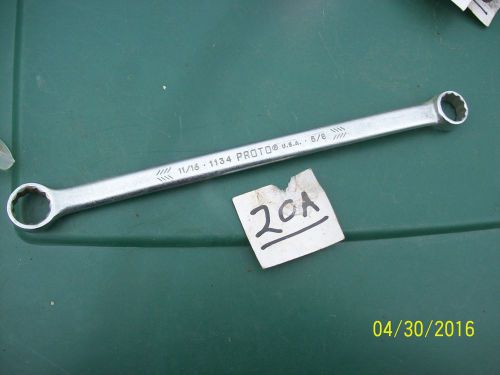 PROTO 11/16&#034; 5/8&#034; BOX END WRENCH 1134