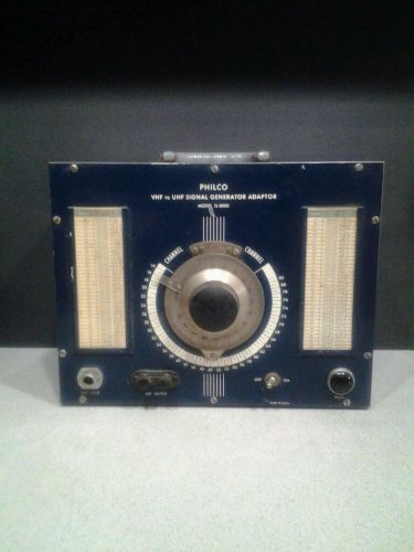 PHILCO VHF to UHF signal generator adaptor model G-8000