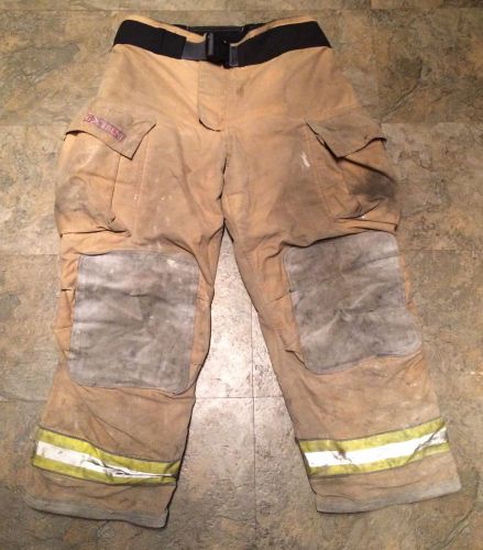 Firefighter turnout/bunker pants w/ belt - globe g-xtreme - 38 x 32 - 2005 for sale