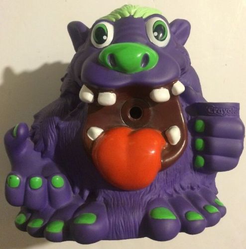 Crayola Vintage Monster Pencil And Crayon Sharpener w/ Burping Sound Works