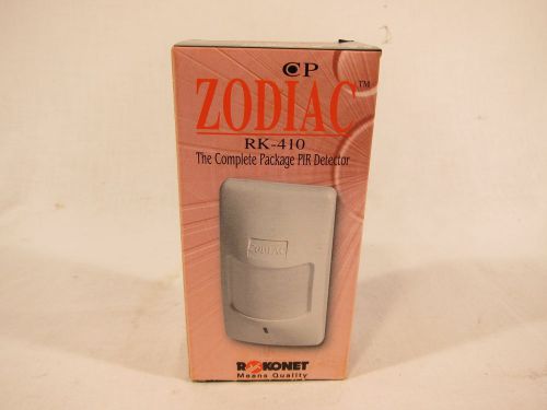 NEW Rokonet Zodiac RK-410 PIR Motion Sensor Detector RK410PR 40 Ft