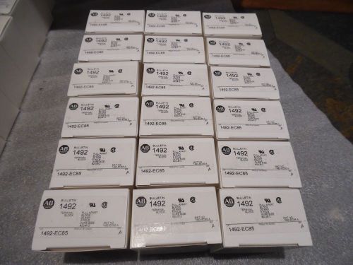 ALLEN BRADLEY 1492-EC85 SER A PULL APART TERMINAL BLOCK  25A, 5P  Lot of 18 NIB