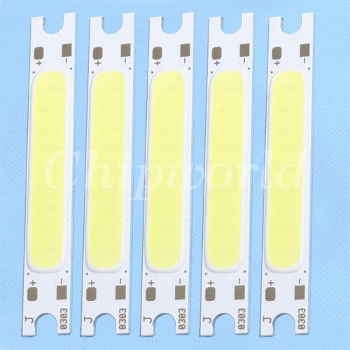 5pcs 3W White COB High Power LED Stripe LED Light Emitting Diode