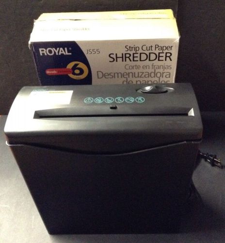 ROYAL JS55 6 Sheet Shredder With Basket 16999U-E