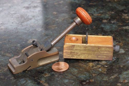 Two Mini Wood Hand Planes both Conover Co. wood craft Parkman Ohio modeling tool