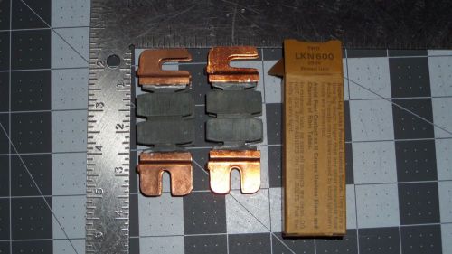 Bussmann 600A 250V Super-Lag Fuse Links LKN-600 Set of 2 ((3668)