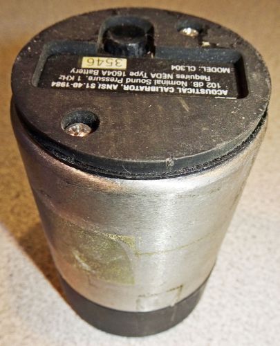 METROSONICS MODEL CL304 ACOUSTICAL CALIBRATOR FOR ANSI S1.40-1984  102dB