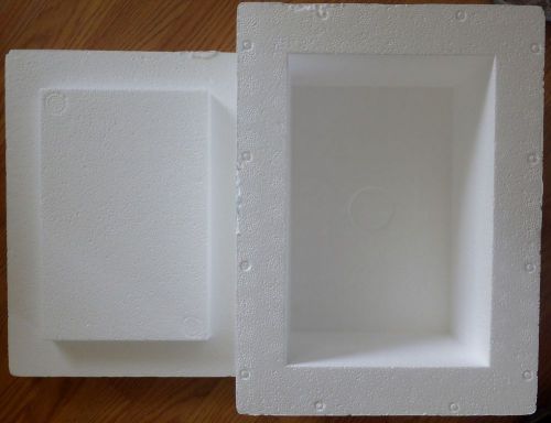 Styrofoam Insulated Cooler 9 x 11 x 15 Shipping Box