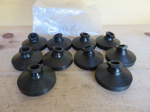 (10-pcs for 100.00 ) 3/4-10   Steel Leveling Pads  , socket type Black