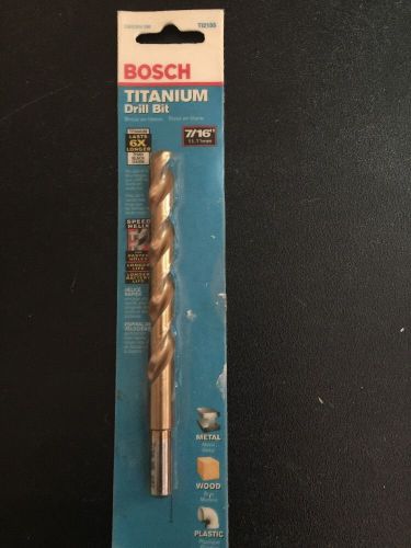 Bosch Titanium Drill Bit 7/16&#034;