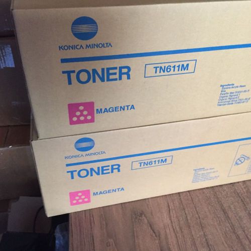 Konica Minolta C550 Magenta Toner OEM TN611M