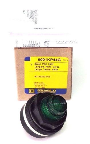 NIB SQUARE D 9001-KP44G SER. B GREEN PILOT LIGHT 30MM, 20/30V, 9001KP44G