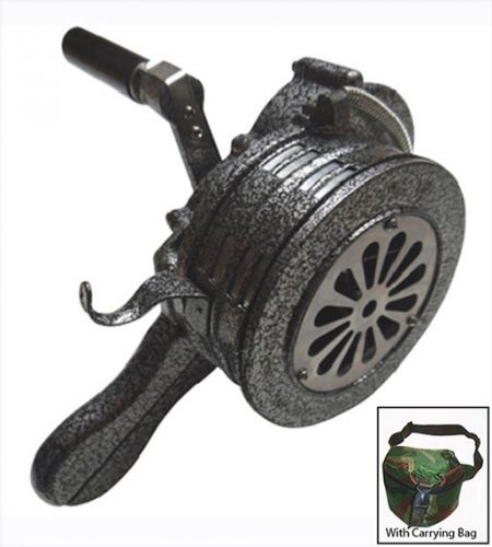 &#034;Viking Horn&#034; Loud 115dB Metal Hand Crank Operated AIR RAID SIREN.....#VMA-100MM