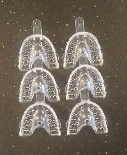 Strong Massad Temp Impression Trays Dental Qty 6 Small Upper Lot Retail $42