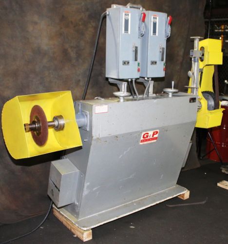 5HP  2Hd Heads G &amp; P Grinding &amp; Polishing 2MVS-500 BUFFER POLISHER, TWO 5 H.P. S