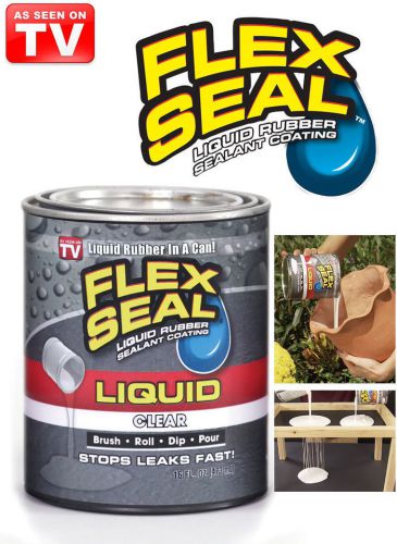 16 oz can clear flex seal liquid rubber seen on tv free  shipping ! for sale