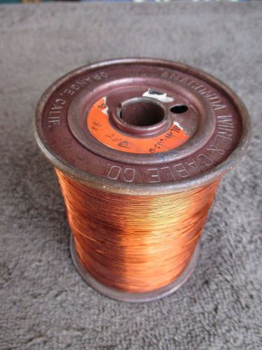 Vintage Anaconda Wire &amp; Cable Co Spool With Wire 2.13 Lbs