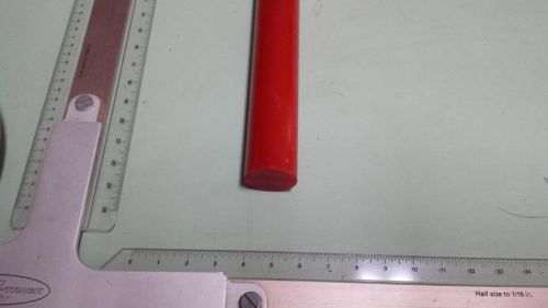 3-1/8&#034; DIA. X 48&#034; LONG URETHANE / POLYURETHANE 95 A RED ROD P/N 11393