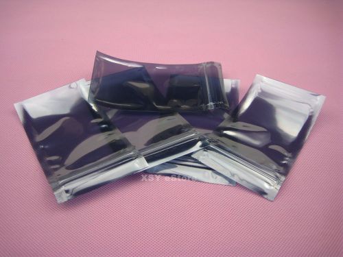 100 esd anti-static shielding zip lock bags 2.2&#034; x 4&#034;_55 x 100mm_usable size for sale