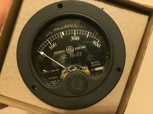 General Electric Milliamperes Gauge